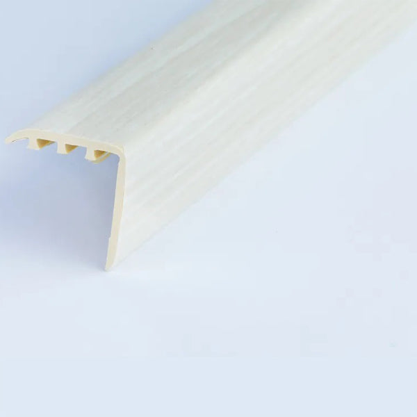 30 x 30mm Durable UPVC Stair Nosing Trim – Wood Effect Edge Protector for Steps