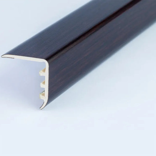 30 x 30mm Durable UPVC Stair Nosing Trim – Wood Effect Edge Protector for Steps