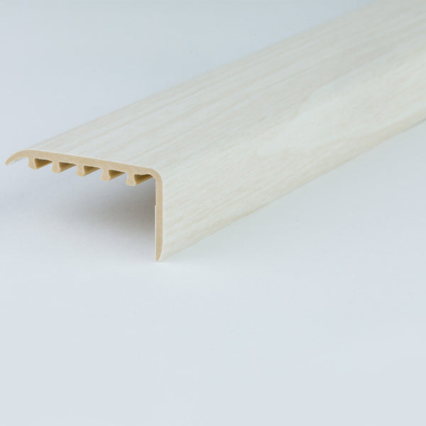 45 x 22mm Durable Wood Effect UPVC Stair Nosing – Edge Trim for Laminate and Wooden Steps