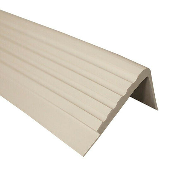 50 x 45mm PVC Rubber Stair Edge Protector – Anti Slip Stair Nosing Trim