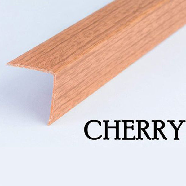 1m Wood Effect PVC Angle Trim – 90° Corner Protector for Walls & Edges