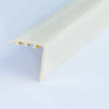 30 x 30mm Wood Effect UPVC Stair Nosing – Trim for Laminate and Wooden Step Edges