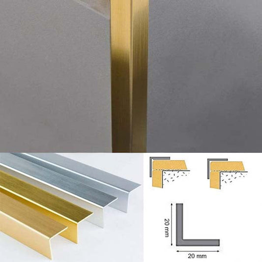 PVC 90° Wall Corner Trim – Waterproof Edge Protector for Walls, Panels & Furniture