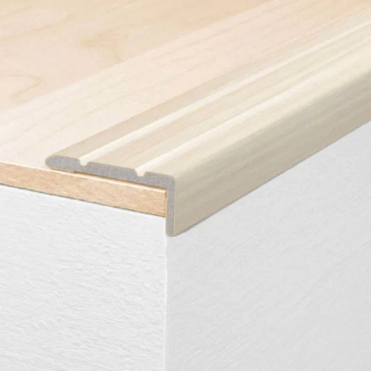 25 x 10mm Aluminium Step Edge Protector – Self Adhesive Anti Slip Stair Nosing